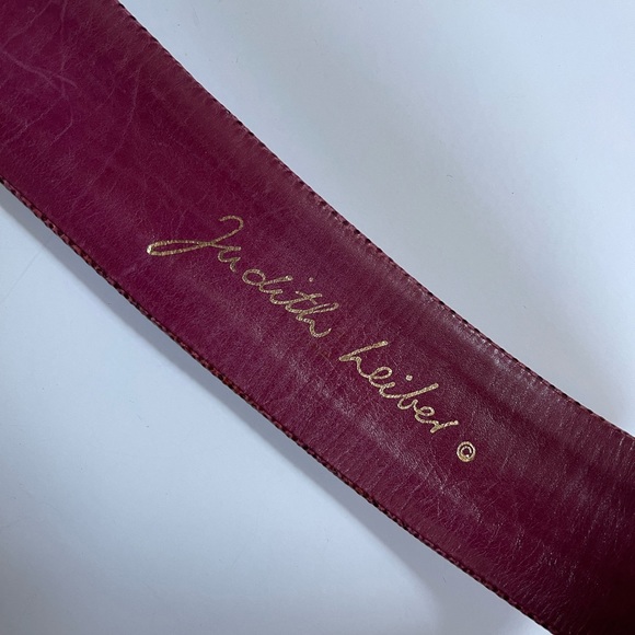 Vintage Judith Leiber Purple Plum Gold Bullet Design Art Deco - Picture 8 of 10